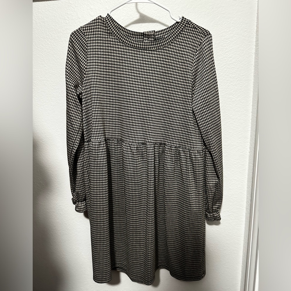 LOFT Dresses | LOFT Black and White Plaid Dress | Size M